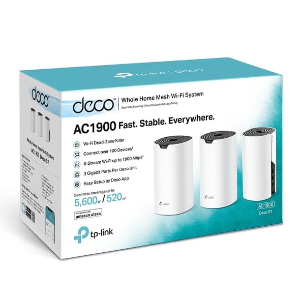 TP-Link Deco S7 Wi-Fi 5 Mesh System (3-Pack) - 3