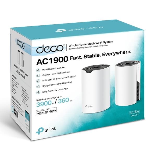 TP-Link Deco S7 Wi-Fi 5 Mesh System (2-Pack) - 3
