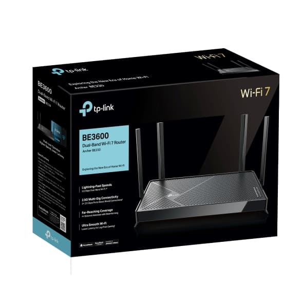 TP-Link BE230 BE3600 Dual-Band Wi-Fi 7 Router - 4
