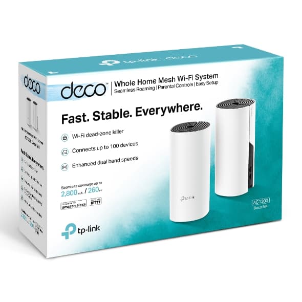 TP-Link Deco M4 Wi-Fi 5 Mesh System (2-Pack) - 3
