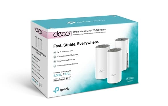 TP-Link Deco E4 Wi-Fi 5 Mesh System (3-Pack) - 3