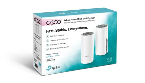 TP-Link Deco E4 Wi-Fi 5 Mesh System (2-Pack) - 3