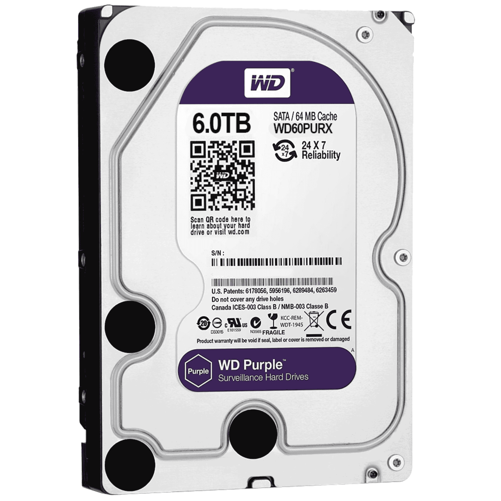 WD Purple HDD 6TB