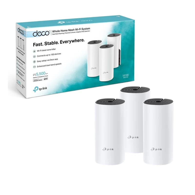 TP-Link Deco M4 Wi-Fi 5 Mesh System (3-Pack) - 3