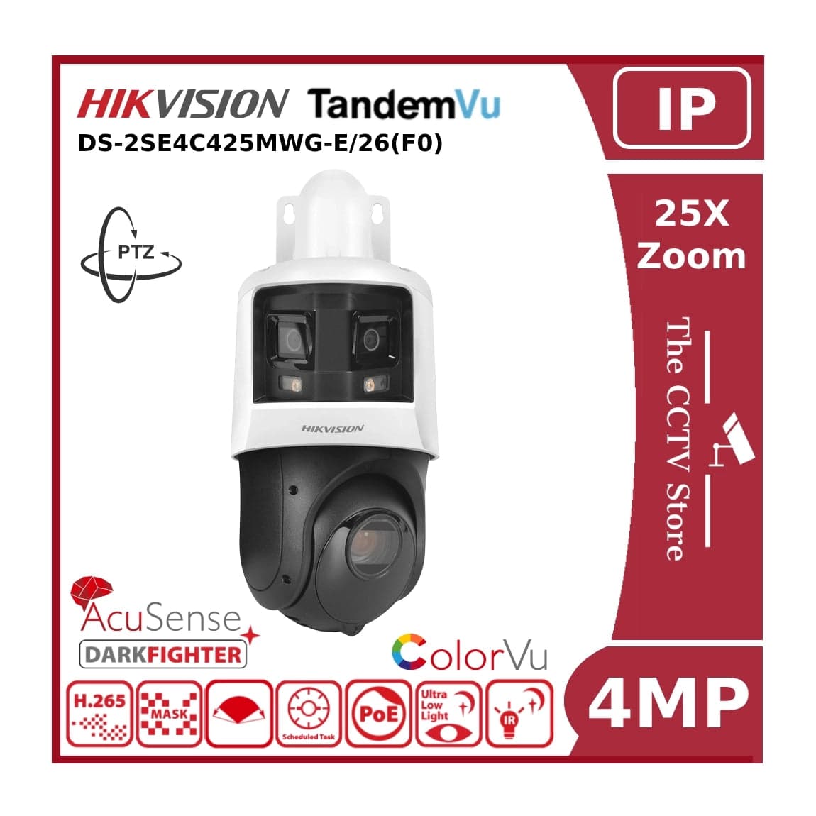 Hikvision DS-2SE4C425MWG-E/26 =4M_4M/25X PTZ Camera - 3