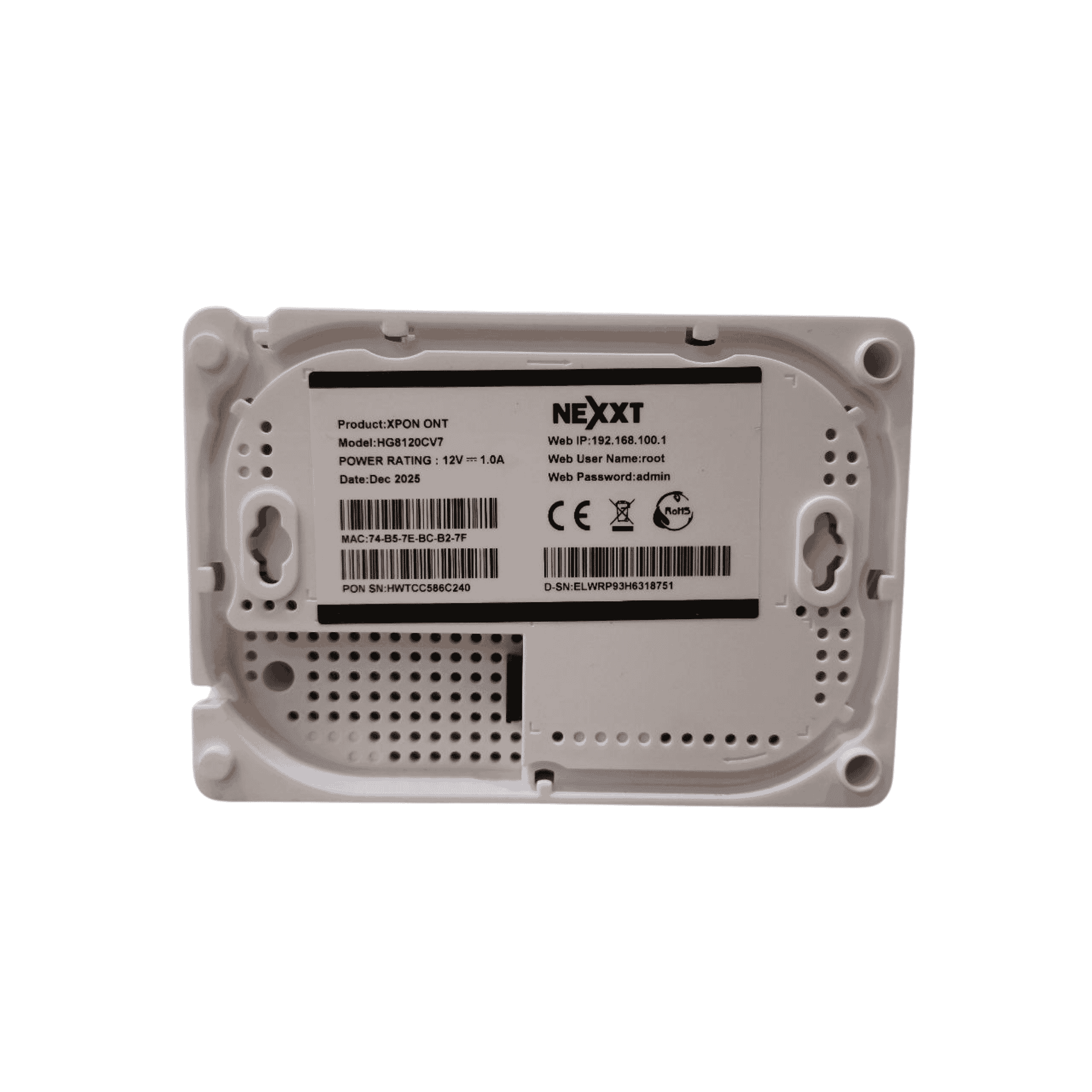 NEXXT ONU HG8120C V7 XPON 4GE - 2