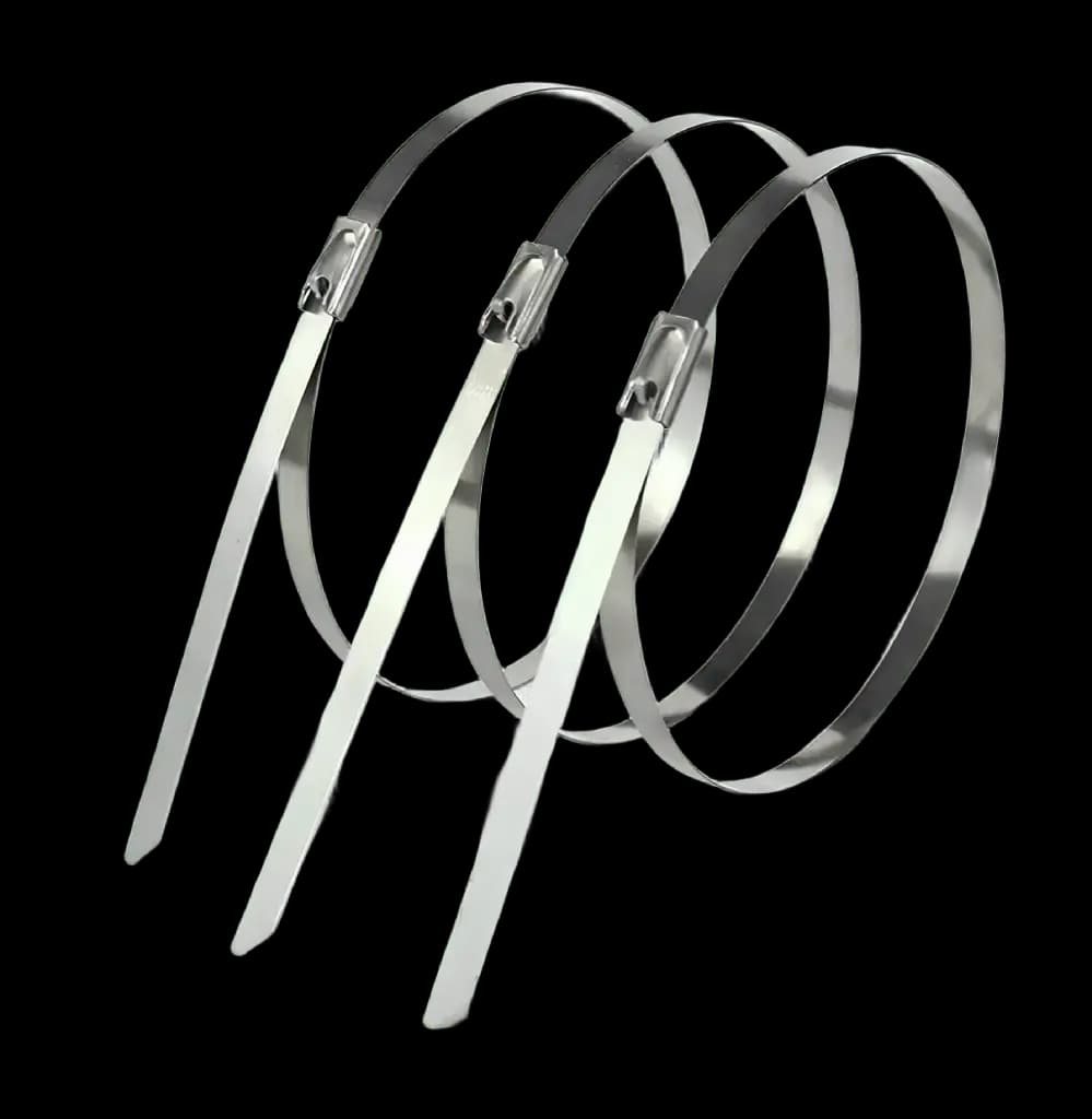 68cm Stainless Steel Fiber Cable Tie – 100 Pcs.