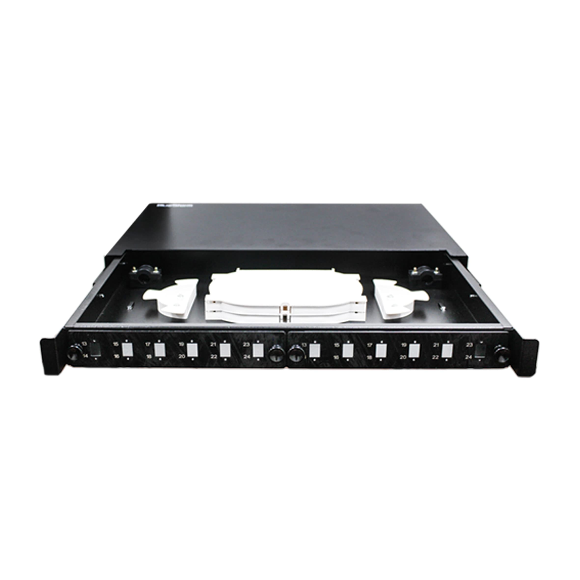 BlueStorm Fiber Optic ODF 12-Port SC Duplex 1U
