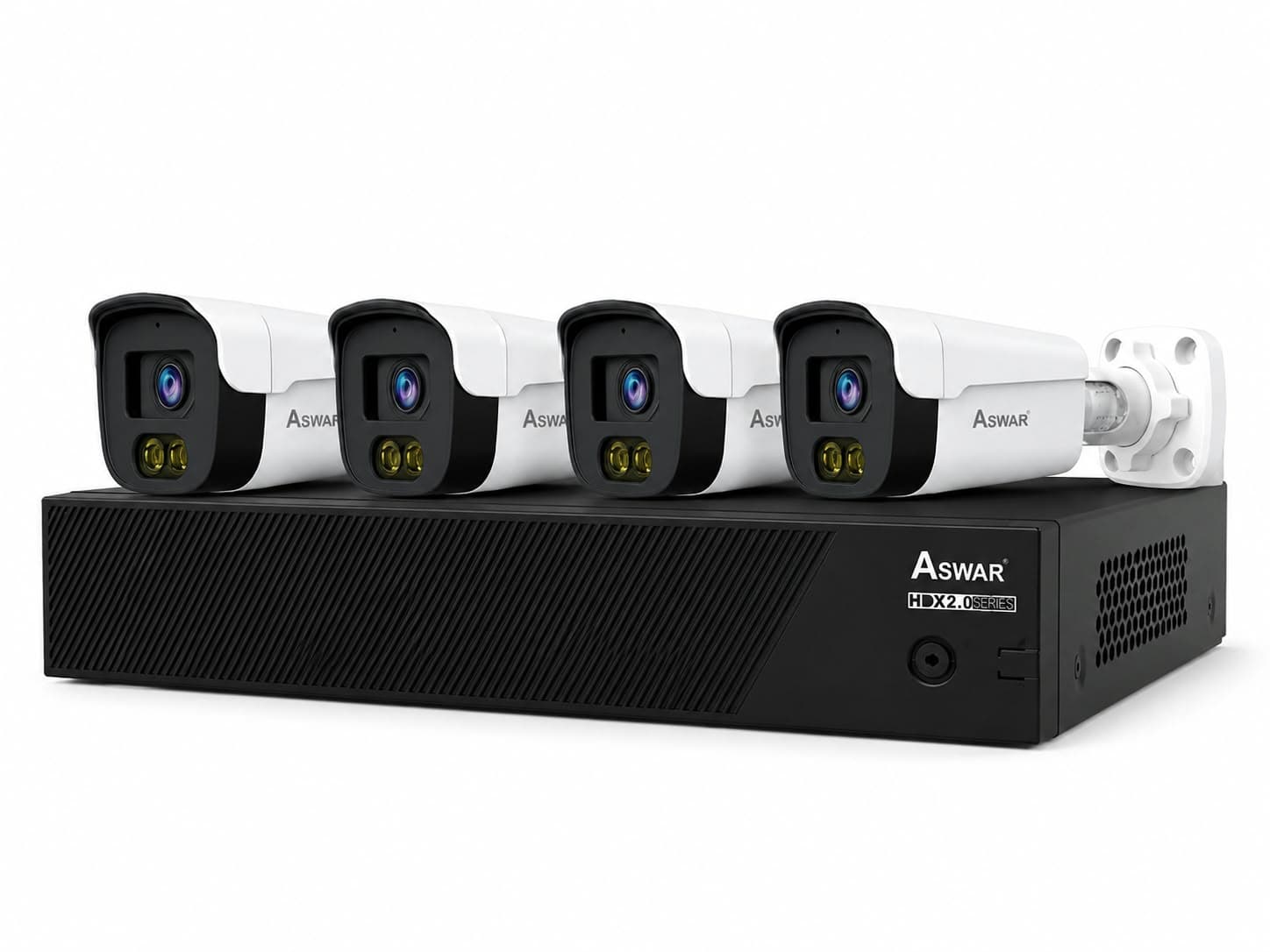 Aswar 2MP Original Coaxial CCTV Camera Kit - 2