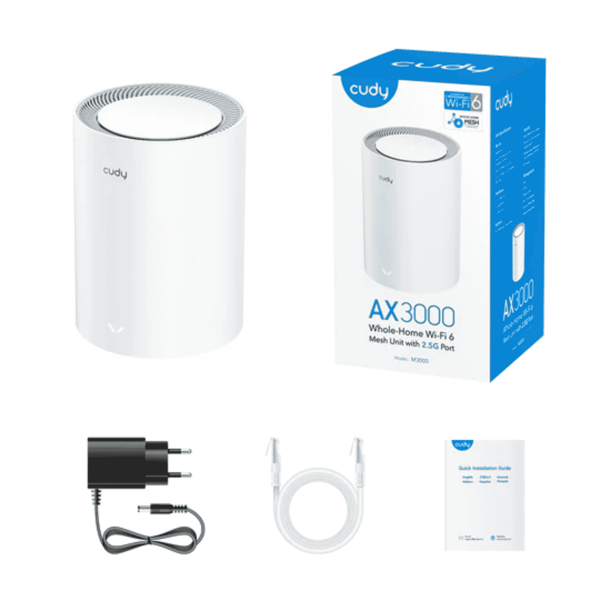 Cudy M3000 AX3000 2.5G Mesh Wi-Fi 6 System – 1 Pack - 3