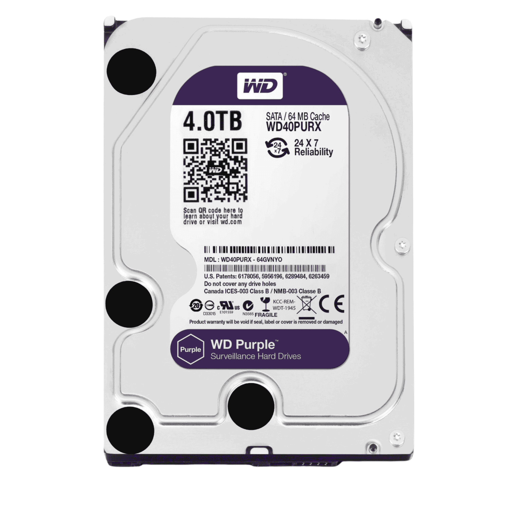 WD Purple HDD 4TB