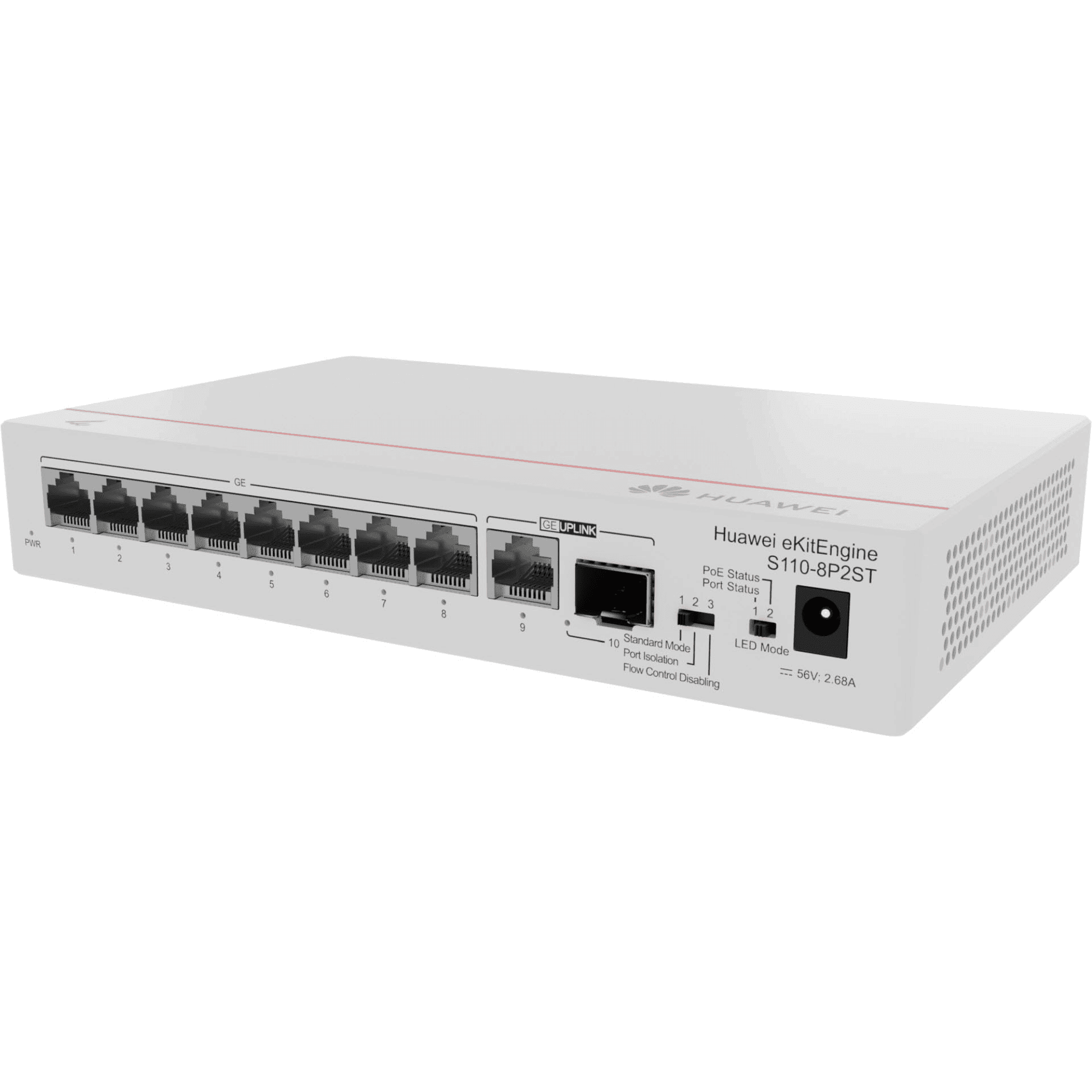 Huawei S110-8P2ST Unmanaged PoE Switch