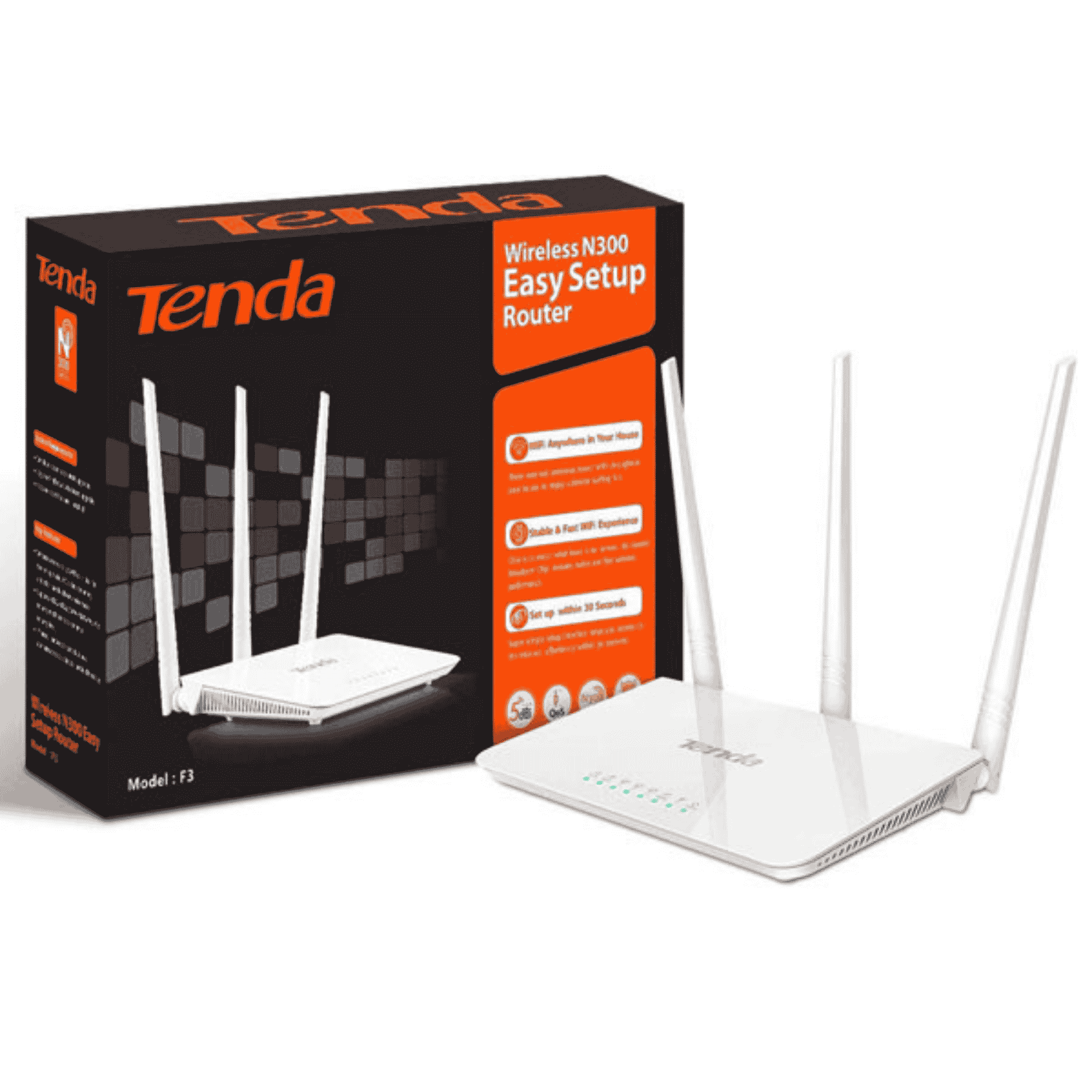 Tenda F3 300Mbps Wireless N Router