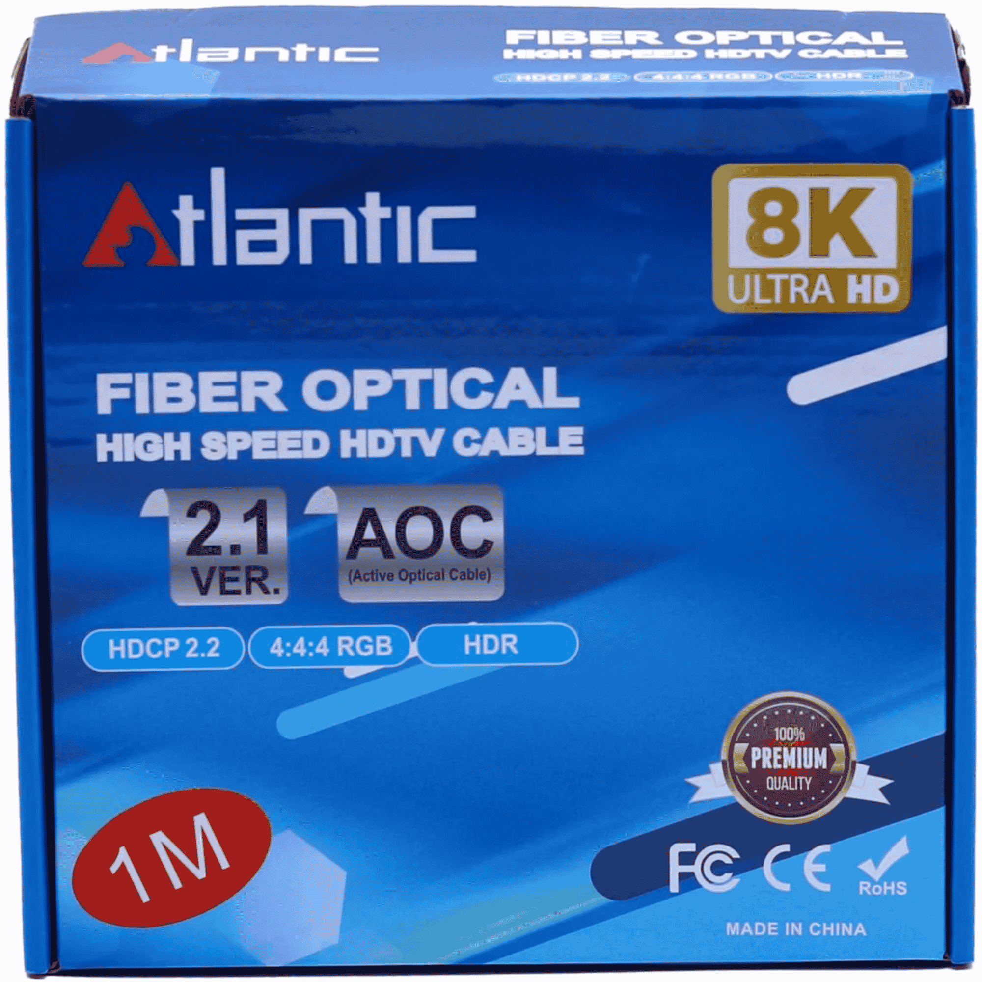 ATLANTIC HDMI Fiber Optical Cable 1m