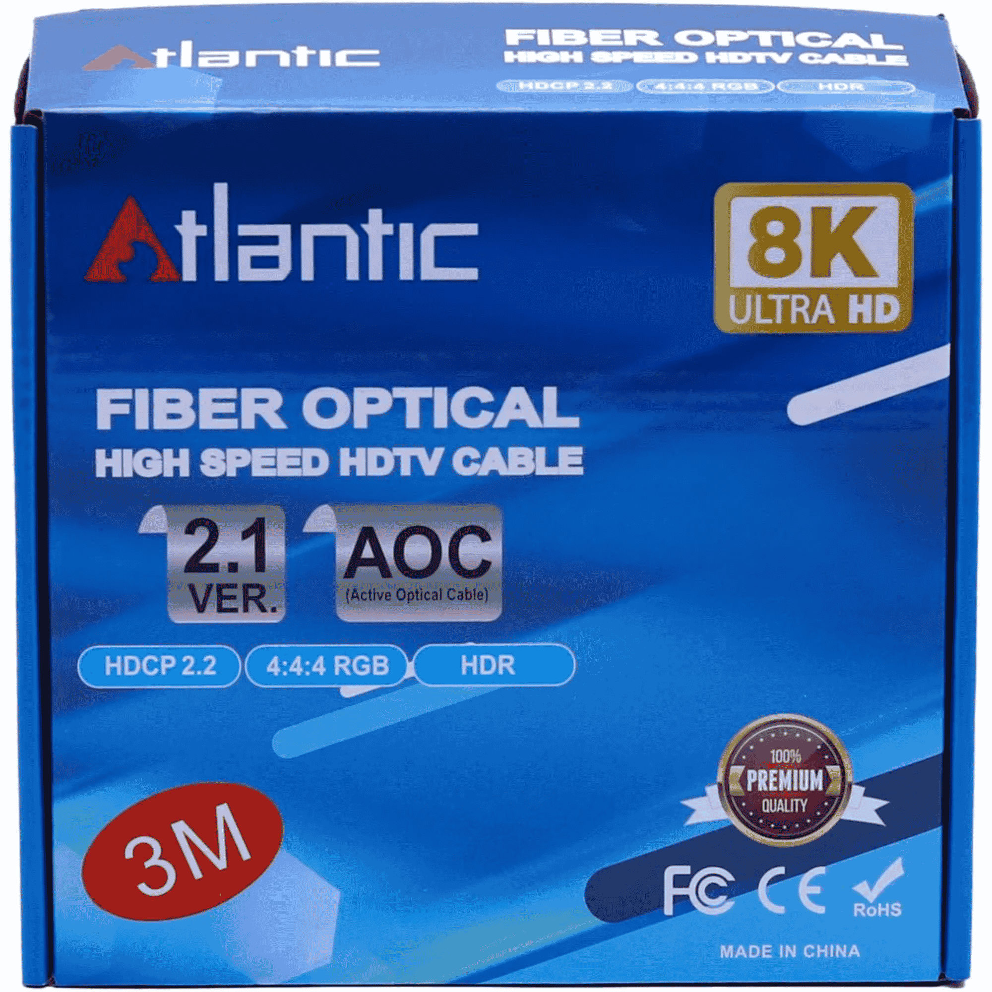ATLANTIC HDMI Fiber Optical Cable 3m