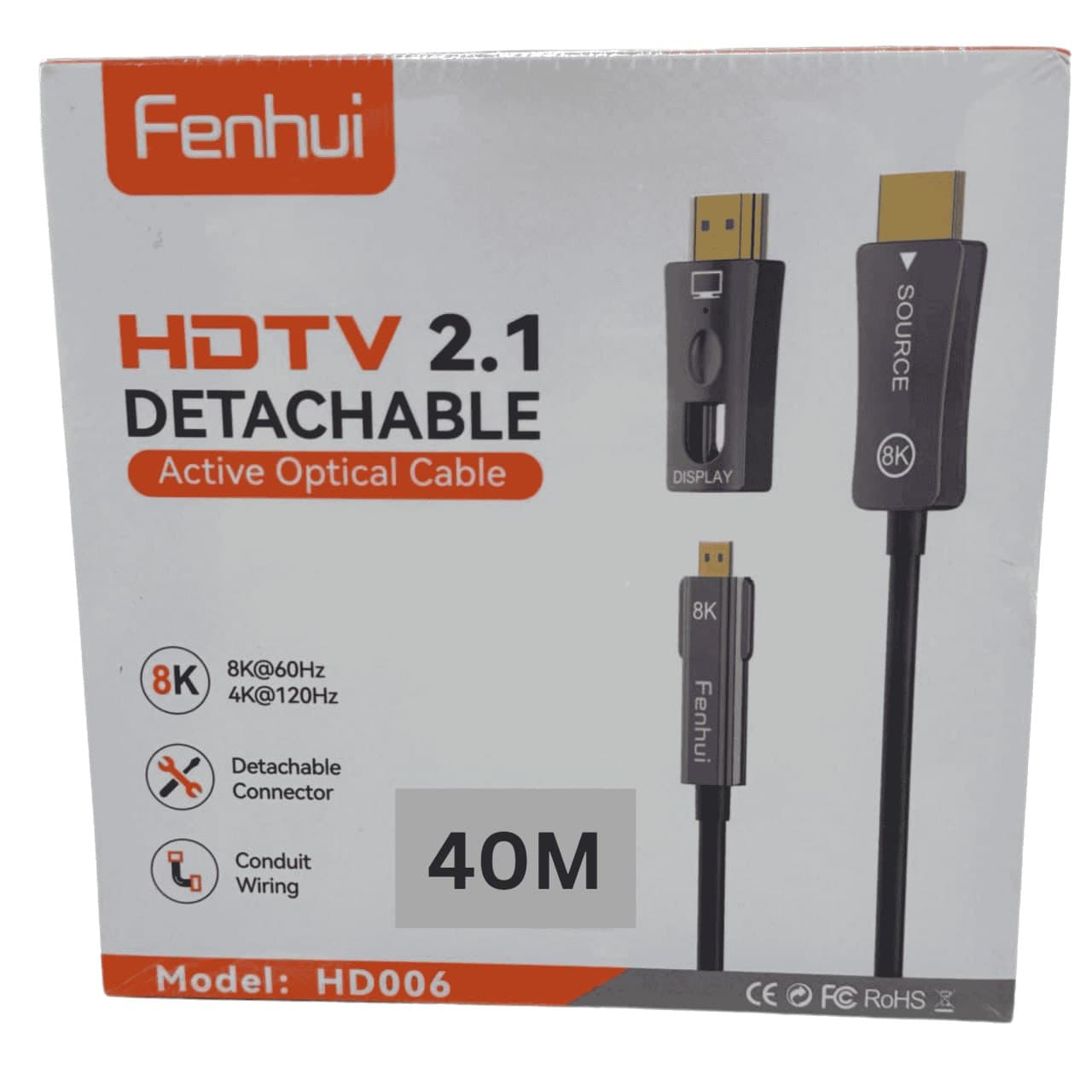 FENHUI HDMI Fiber Optical Cable 40m