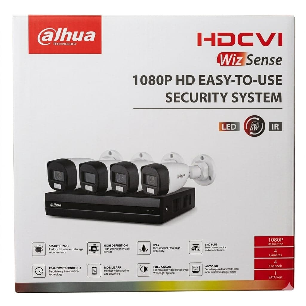 Dahua 2MP Coaxial Camera Kit (Original)
