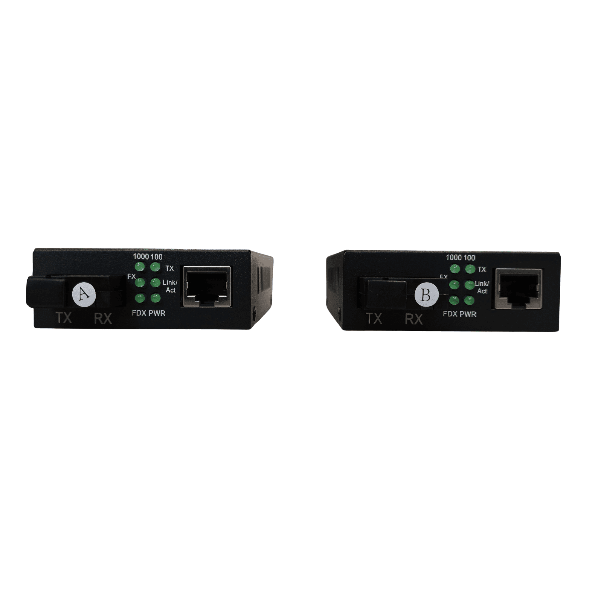 Miraqles MS-MC1001-A / MS-MC1001-B 10/100/1000M Single Fiber Media Converter (Pair)