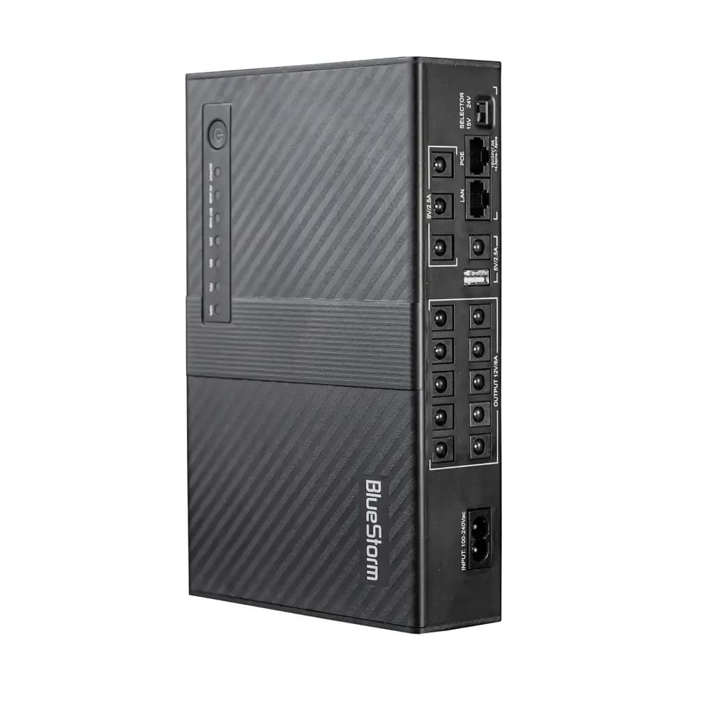 BlueStorm DC UPS 12V-10A for camera systems