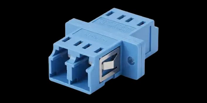 Bluestorm Fiber Optic Coupler Duplex LC/UPC Adapter