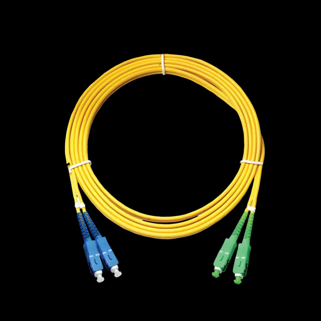 Bluestorm Fiber Optic Patch Cord Indoor SC/APC To SC/UPC Duplex Single-Mode 5M