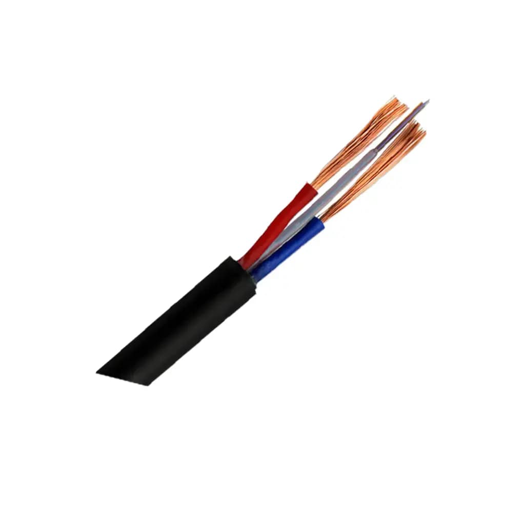 BlueStorm 12-Core Single-Mode Fiber Optic Cable with Integrated Power Cable