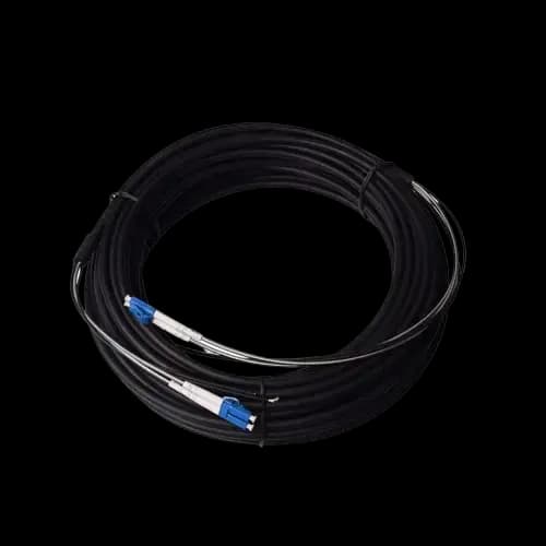 Bluestorm LC/LC Duplex Single-Mode Fiber Optic Outdoor Patch Cable 50M