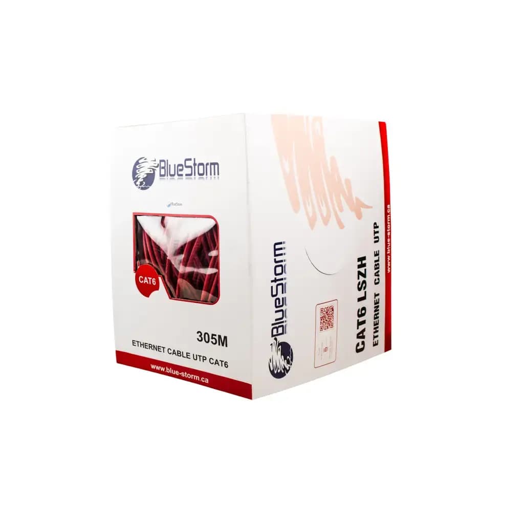 BlueStorm LSZH UTP Cat6 305M Indoor Network Cable
