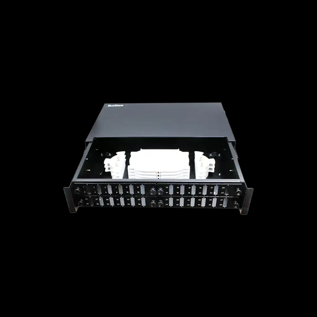 BlueStorm 48-Port SC Simplex Fiber Optic ODF 2U