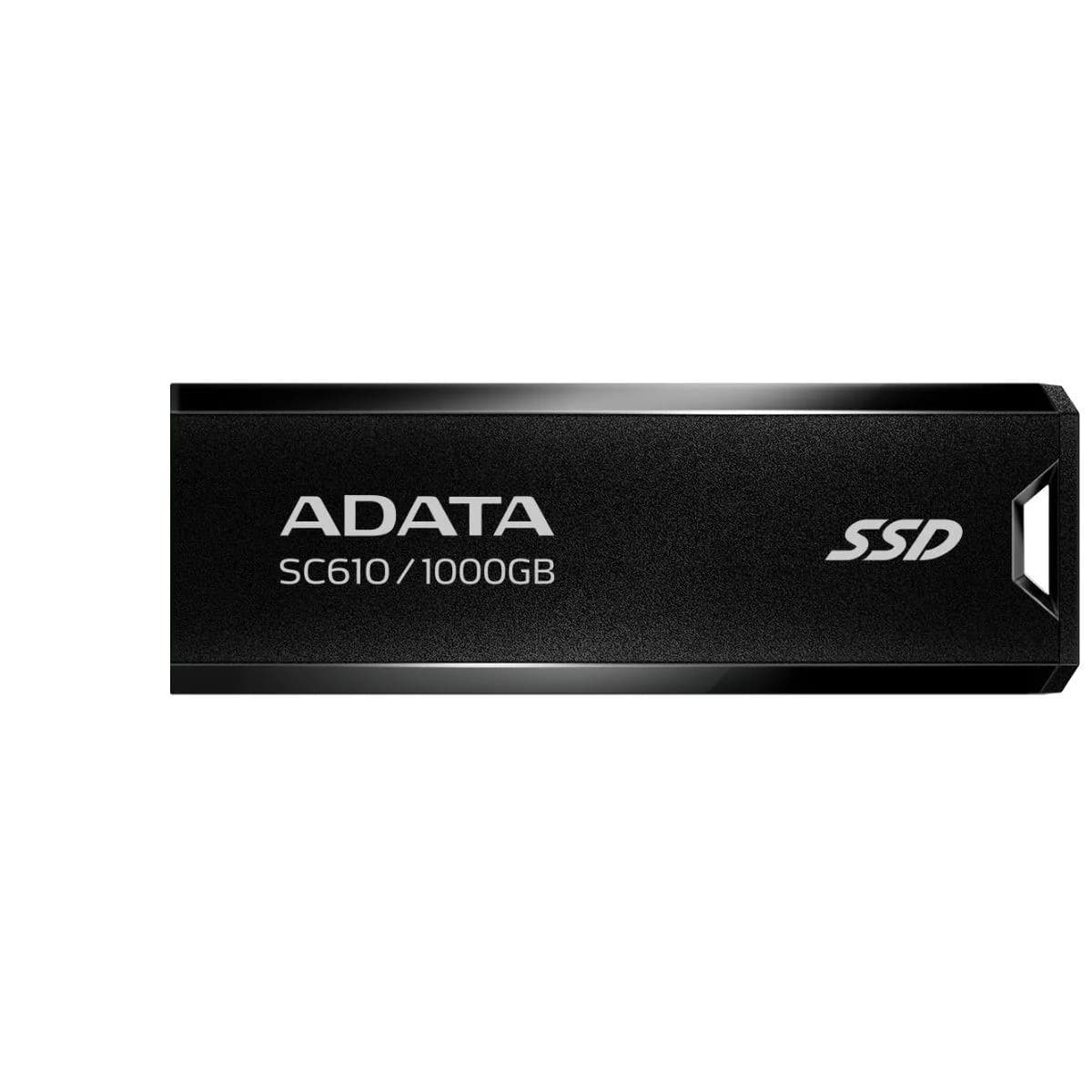 ADATA SC610 1TB Portable External SSD with Slide-Out USB Connector