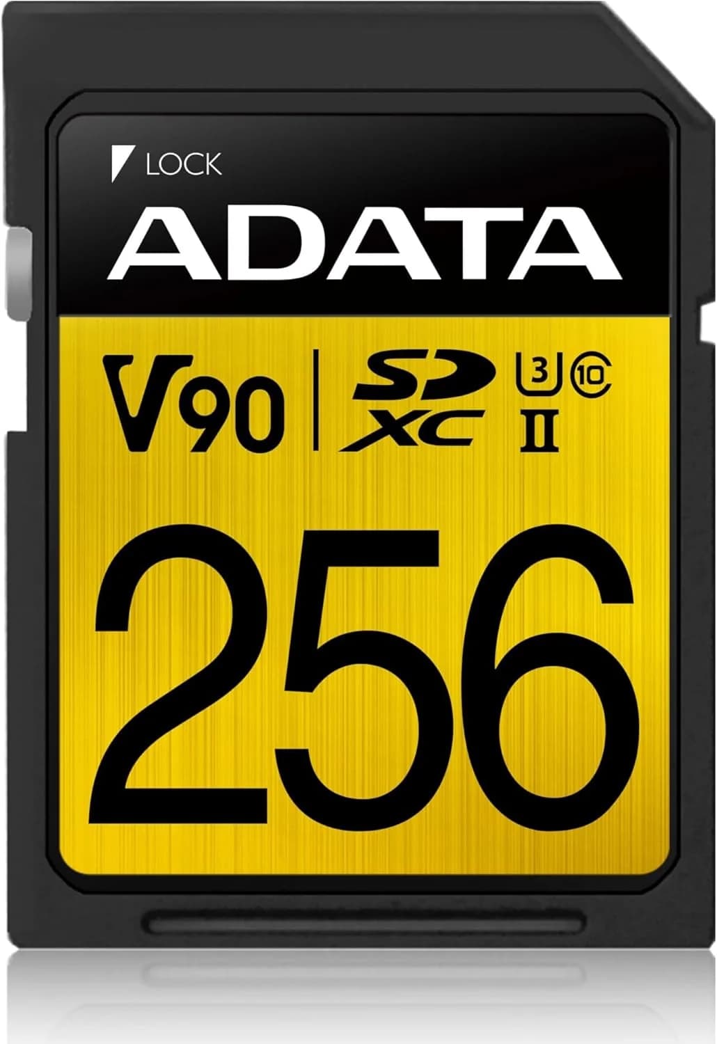 ADATA Premier ONE 256GB SDXC UHS-II U3 V90 Memory Card – Up to 275/155MB/s