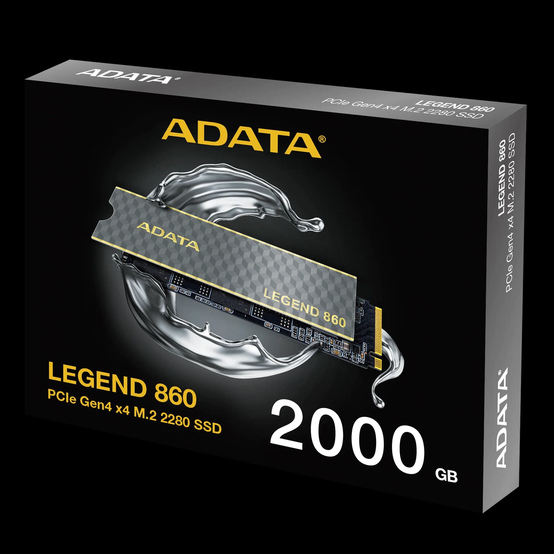 ADATA LEGEND 860 2TB PCIe Gen4 x4 NVMe M.2 2280 SSD – Up to 6,000MB/s Read