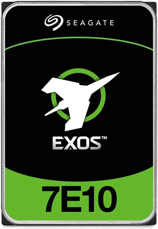 Seagate Exos 7E10 8TB Enterprise 3.5-Inch SATA HDD – 7200RPM, 256MB Cache