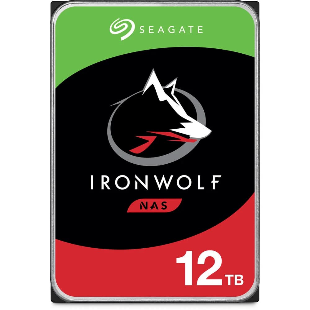 Seagate IronWolf 12TB NAS Internal HDD – 3.5-Inch SATA 6Gb/s – 7200RPM – CMR