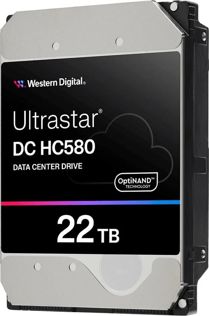 Western Digital Ultrastar DC HC580 24TB Enterprise SATA 3.5" HDD – WUH722424ALE6L4