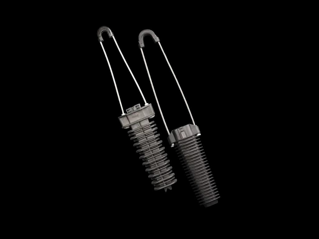 BlueStorm Fiber Optic Plastic Tension Clamp 6–9mm