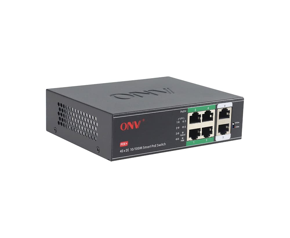ONV 6-Port 10/100Mbps PoE Switch – ONV-H1064PL