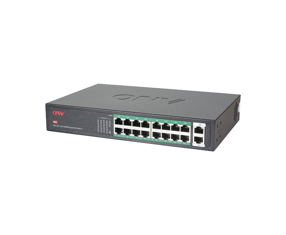 ONV-H3016PS 18-Port Gigabit Unmanaged PoE Switch