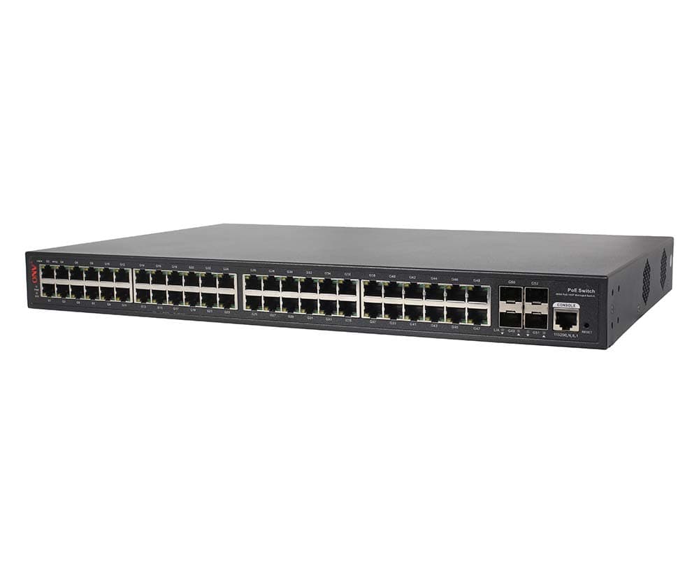 ONV-POE33052PFM 52-Port Full Gigabit L2+ Managed PoE Fiber Switch