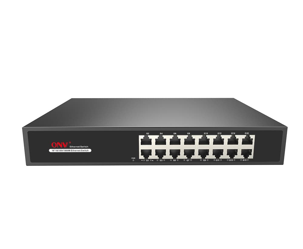 ONV-H3016 16-Port Gigabit Unmanaged Ethernet Switch