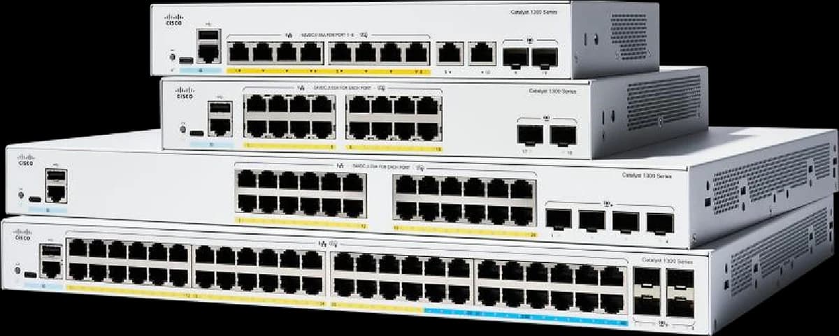 Cisco Catalyst C1300-48P-4G 48-Port Gigabit PoE+ Managed Switch with 4 SFP Ports
